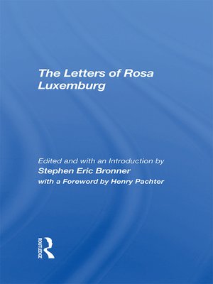 cover image of The Letters of Rosa Luxemburg